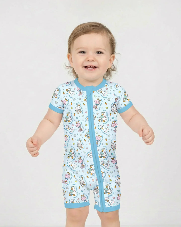 Easter Silly Goose Bamboo Shorty Zippy