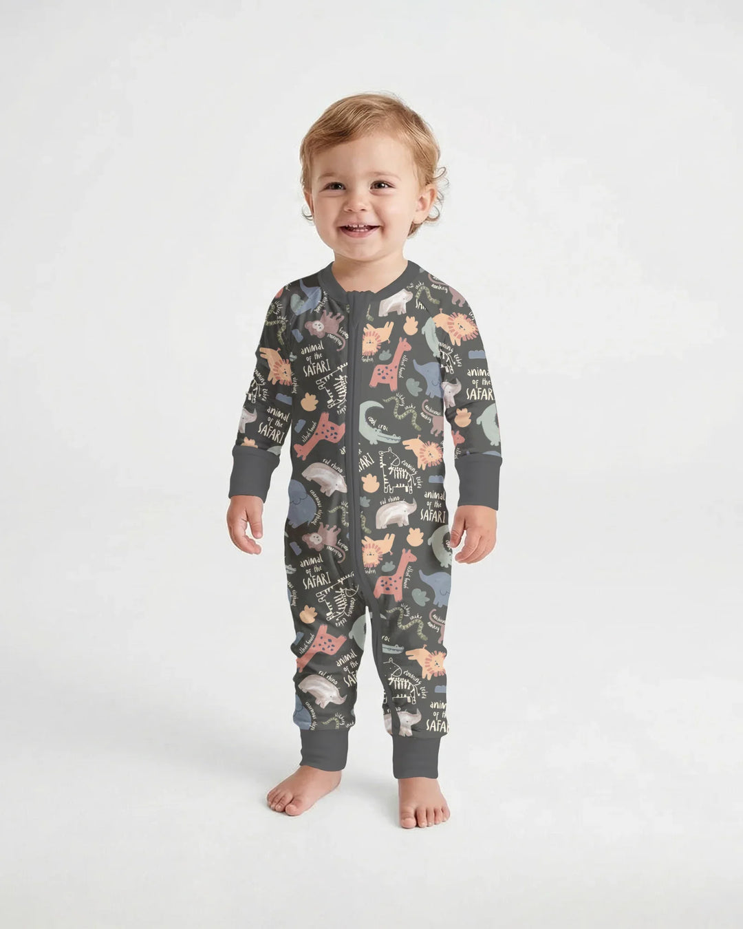 Funny African Animals Bamboo Convertible Zippy