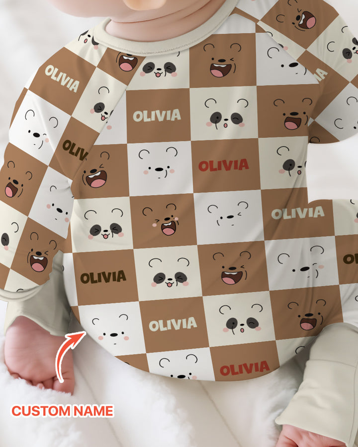 I Am Baby Bears Bamboo Convertible Zippy