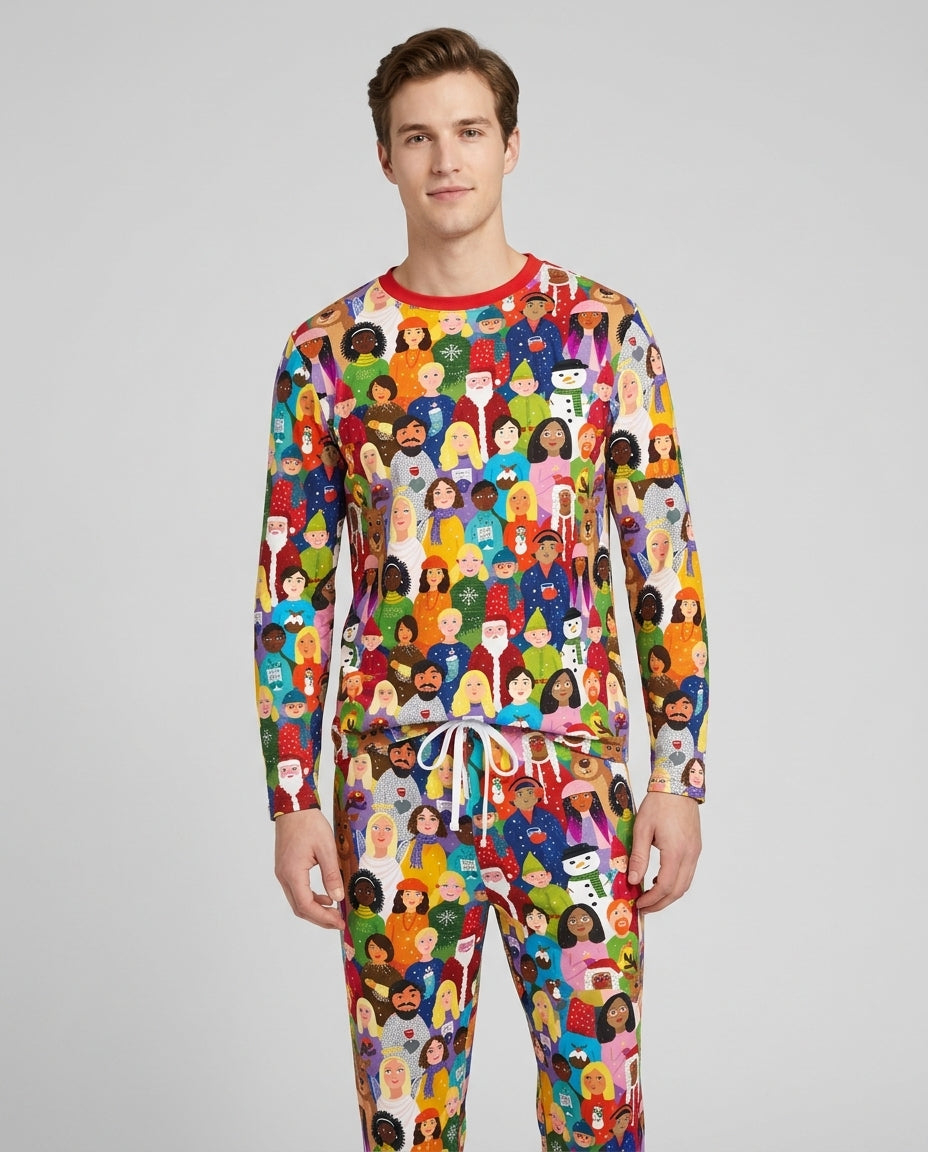 Together for Christmas Bamboo Men's Pajama Set
