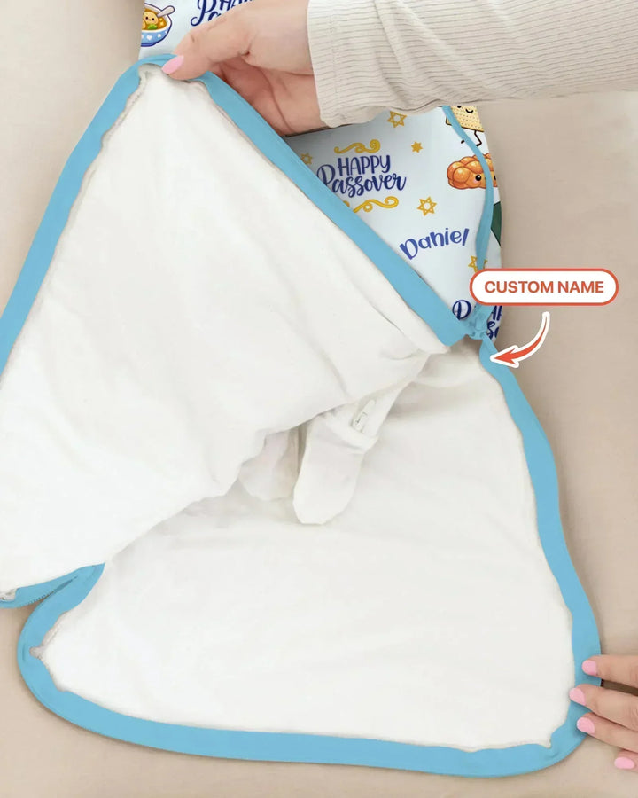 Custom name "Pesach Sameach" Bamboo Sleep Bag