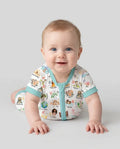 Bible ABC Alphabet Bamboo Shorty Zippy