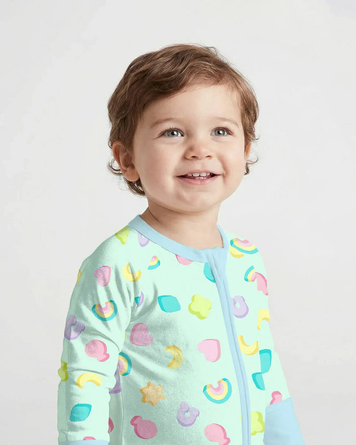 Pastel Lucky Charms Scatter Bamboo Convertible Zippy