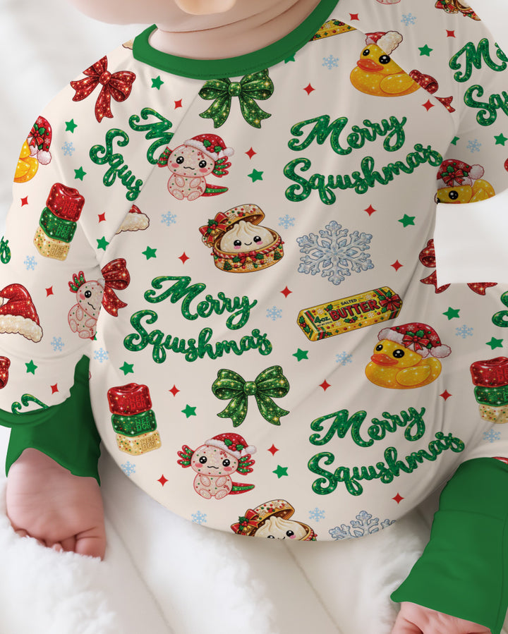 Merry Squishmas Bamboo Convertible Zippy