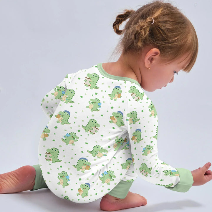 Shabbat Dinosaur Bamboo Convertible Zippy