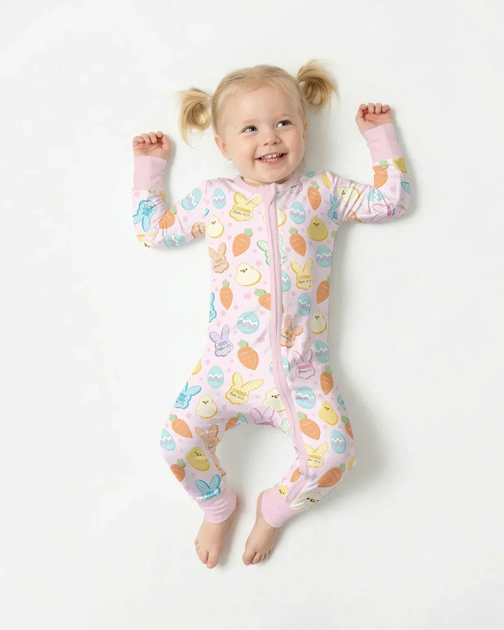 Easter Christian Bunny Bamboo Convertible Zippy