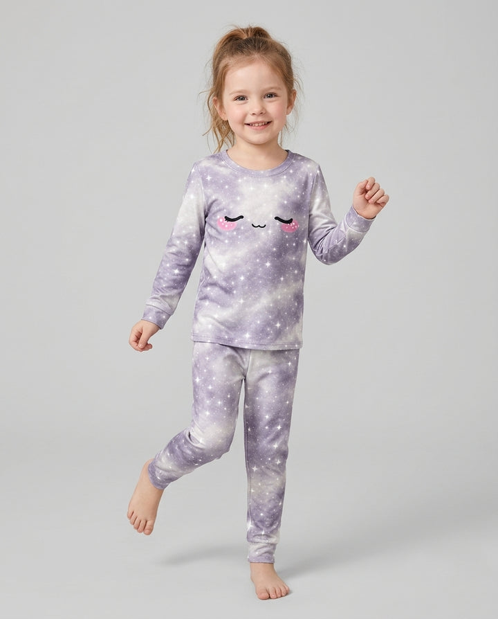 Matching Squishy Dumplings Costume Bamboo Two Piece Long Sleeve Pajama Set