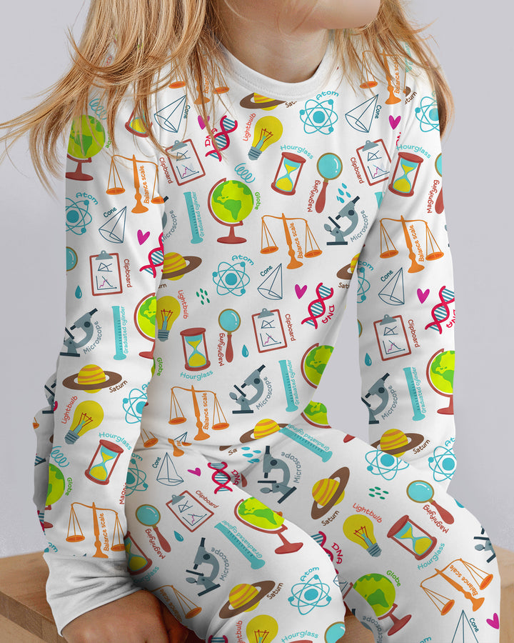 Template Bamboo Two Piece Long Sleeve Pyjamas Set