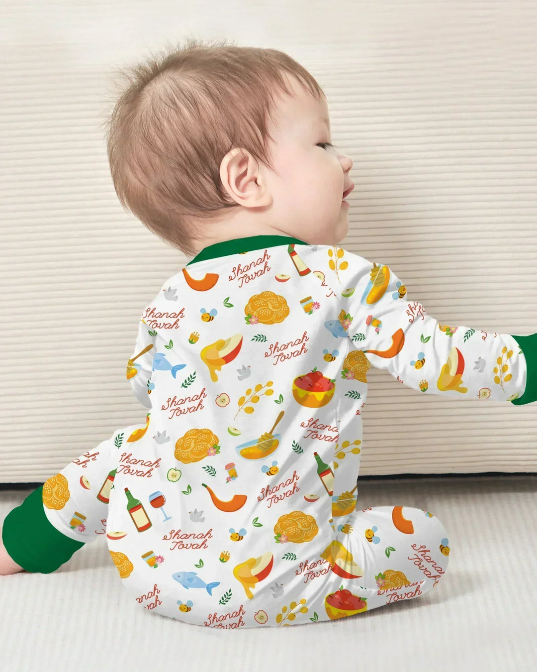 Shanah Tovah Family Matching Bamboo Convertible Zippy