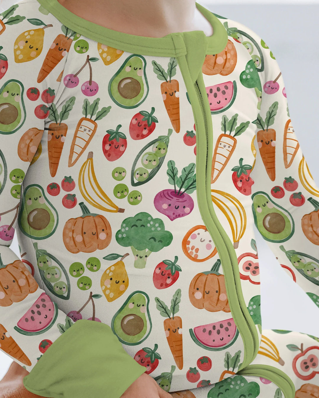 Veggie Friends Family Matching Bamboo Convertible Zippy