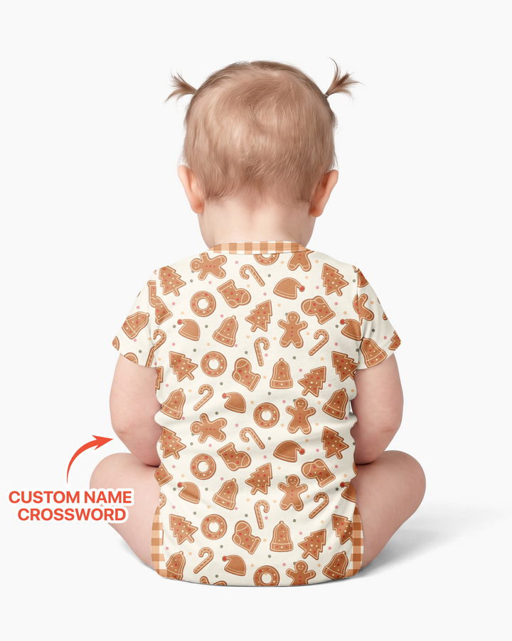 Custom Crossword Cookie Crew Bamboo Bodysuit
