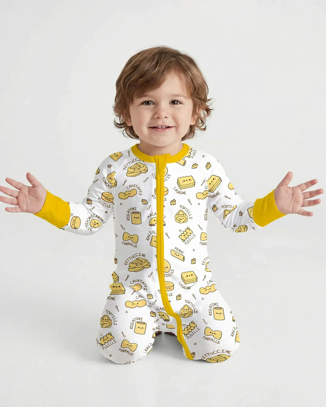 Kawaii Pasta Bamboo Convertible Zippy