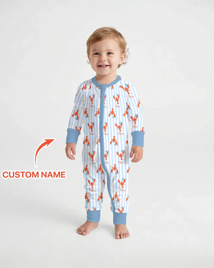 Custom Name Crawfish Beer Season Bamboo Convertible Zippy