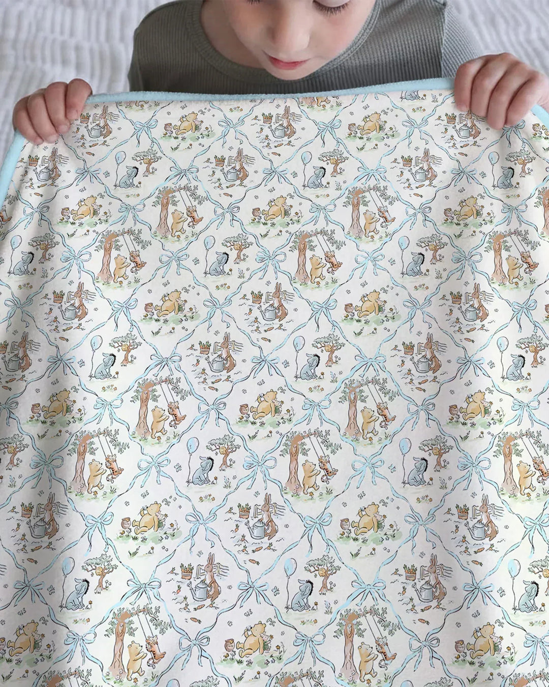 Spring Meadow Friends Bamboo Blanket