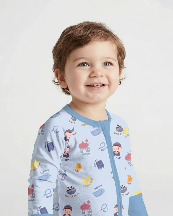Cute Ramadhan Mubarak Bamboo Convertible Zippy