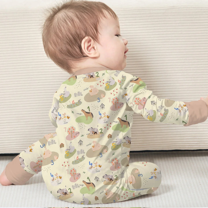 Farm Animal Counting Bamboo Convertible Zippy