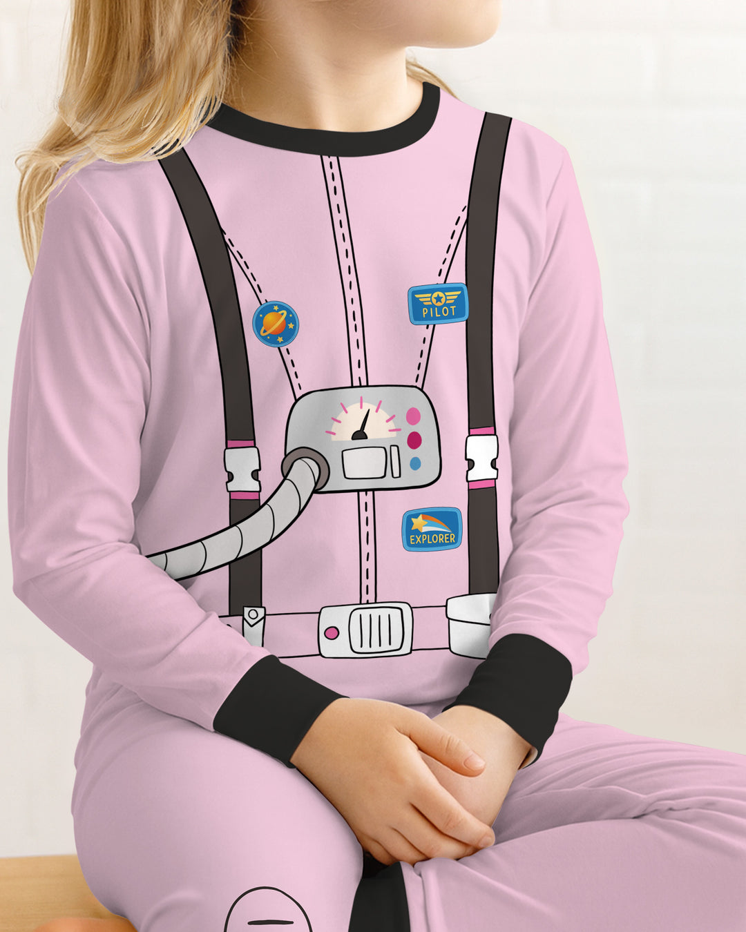 Template Bamboo Two Piece Long Sleeve Pyjamas Set