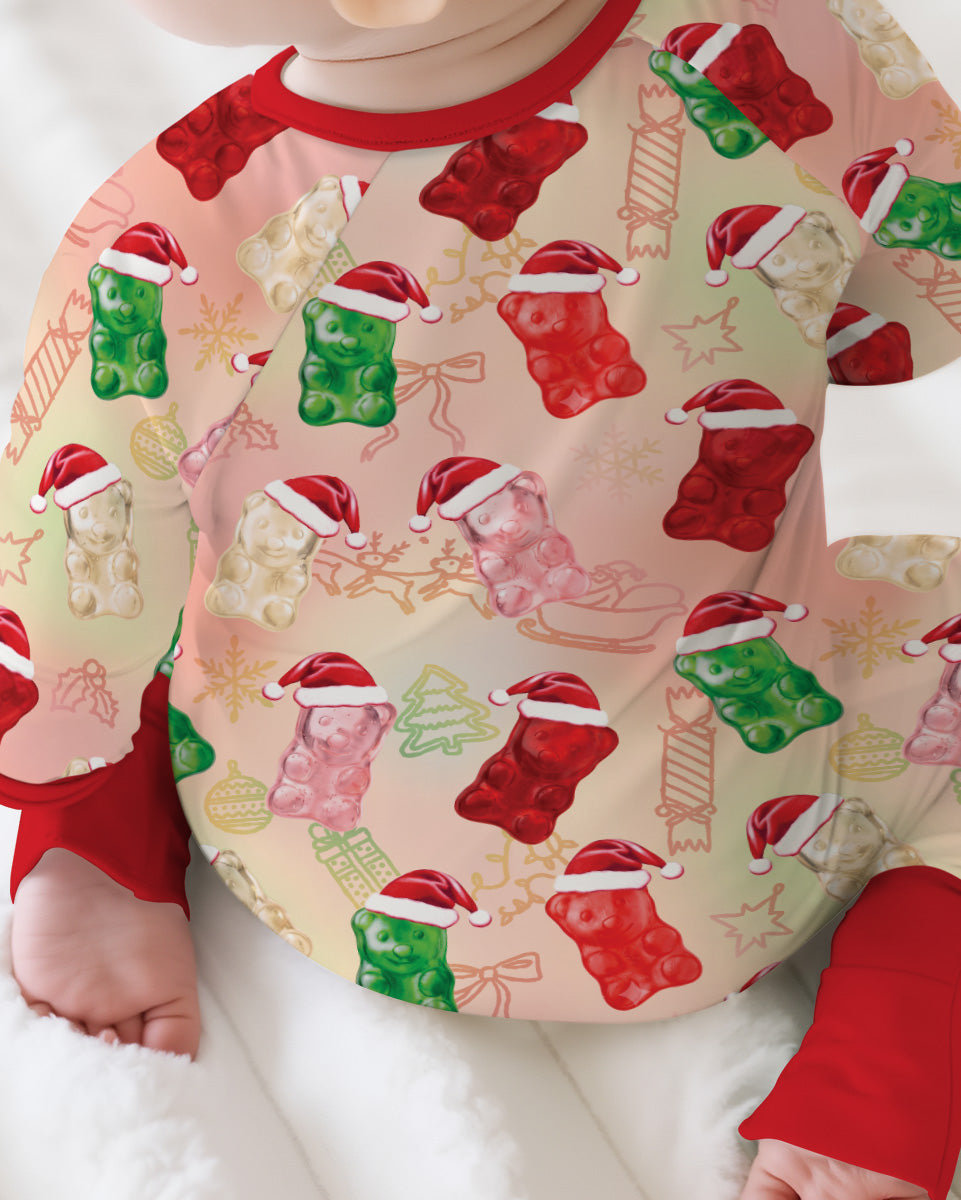 Gummy Bear Santa Christmas Bamboo Convertible Zippy