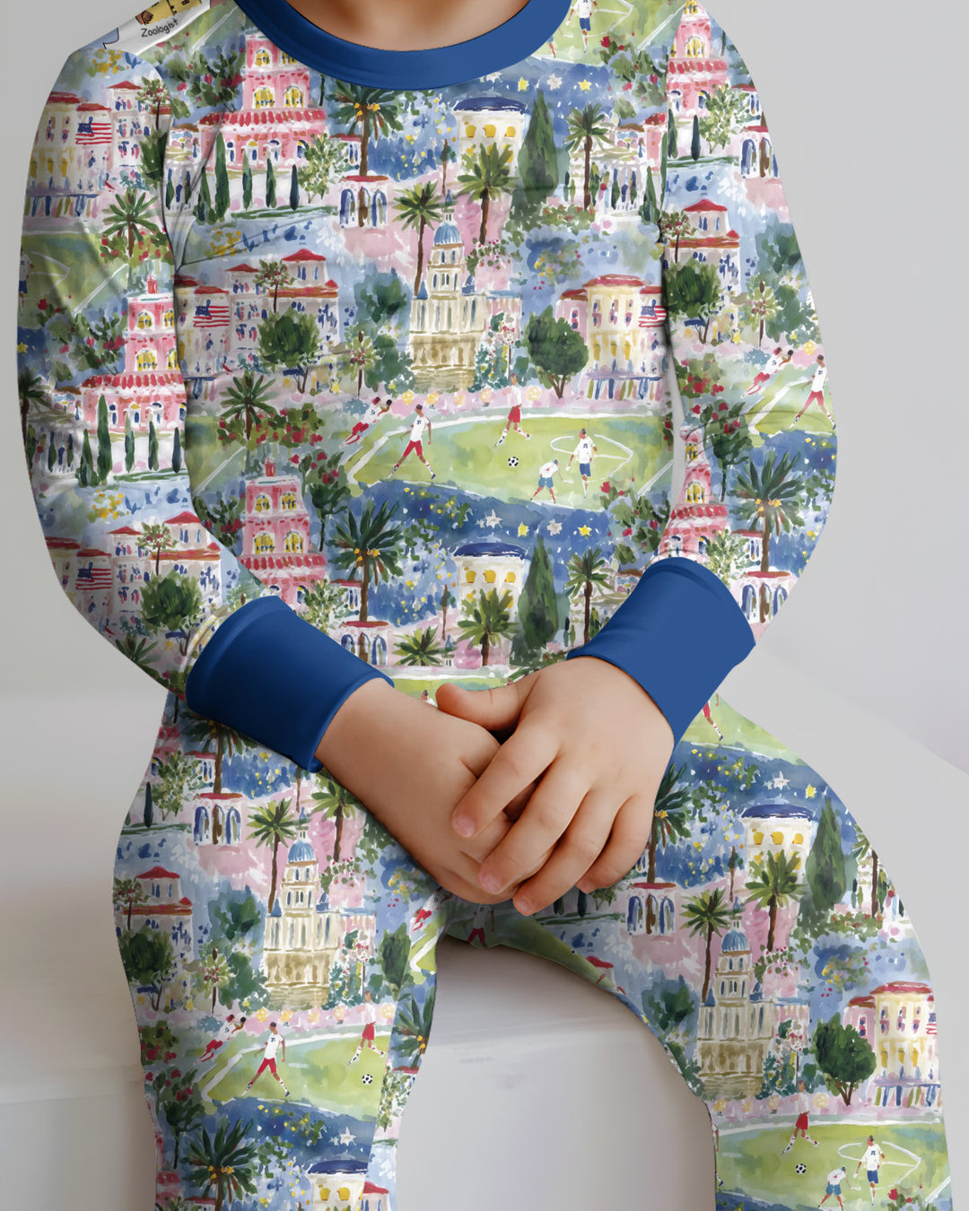 Soccer Tour 2026 Bamboo Two Piece Long Sleeve Pajama Set