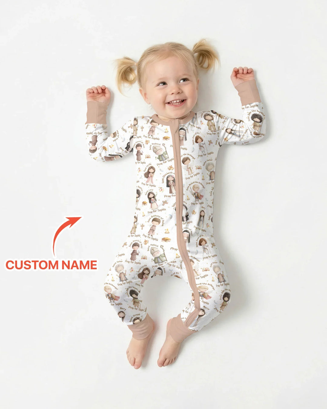 Pray For Me Custom Name Bamboo Convertible Zippy
