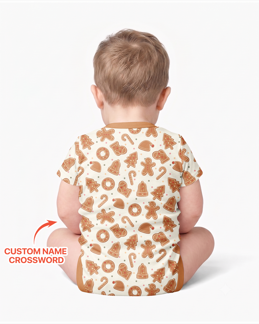Custom Crossword Cookie Crew Bamboo Bodysuit