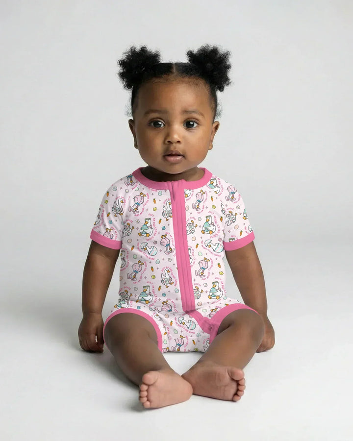 Easter Silly Goose Bamboo Shorty Zippy