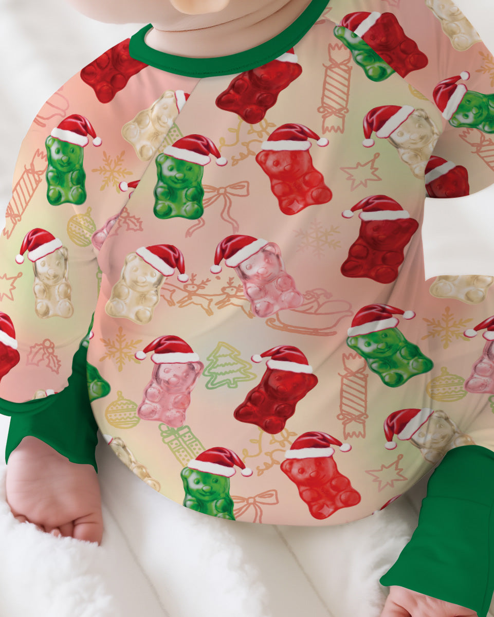 Gummy Bear Santa Christmas Bamboo Convertible Zippy