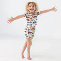 Away In A Manger Blessings Bamboo Two Piece Short Sleeve Shorts Pajama Set