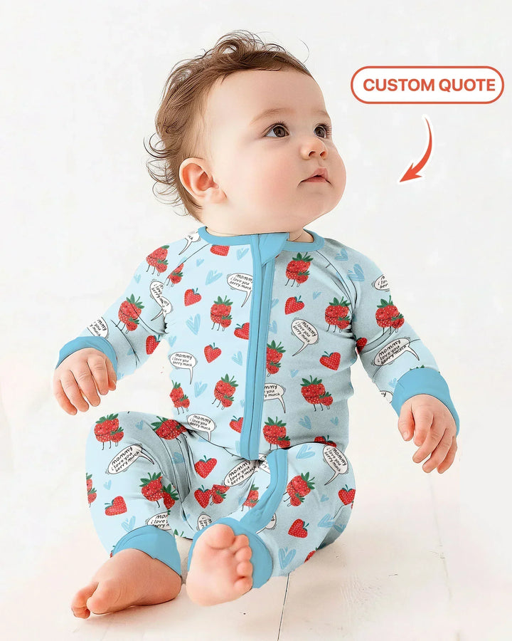 I love you berry much Bamboo Convertible Zippy