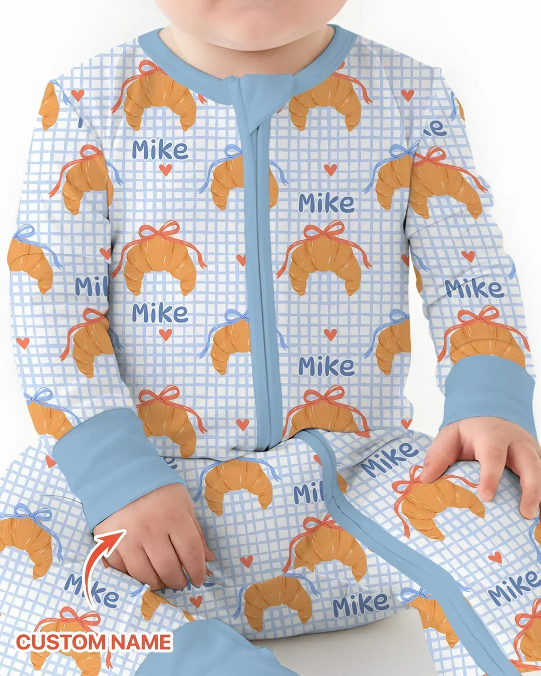 Breakfast Love Family Matching Bamboo Convertible Zippy