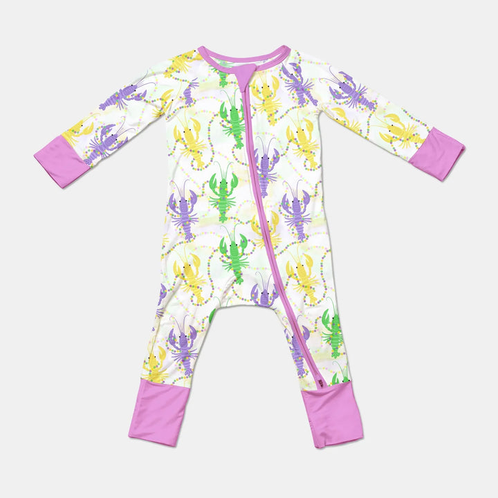 Mardi Gras Crawfish Family Matching Bamboo Convertible Zippy