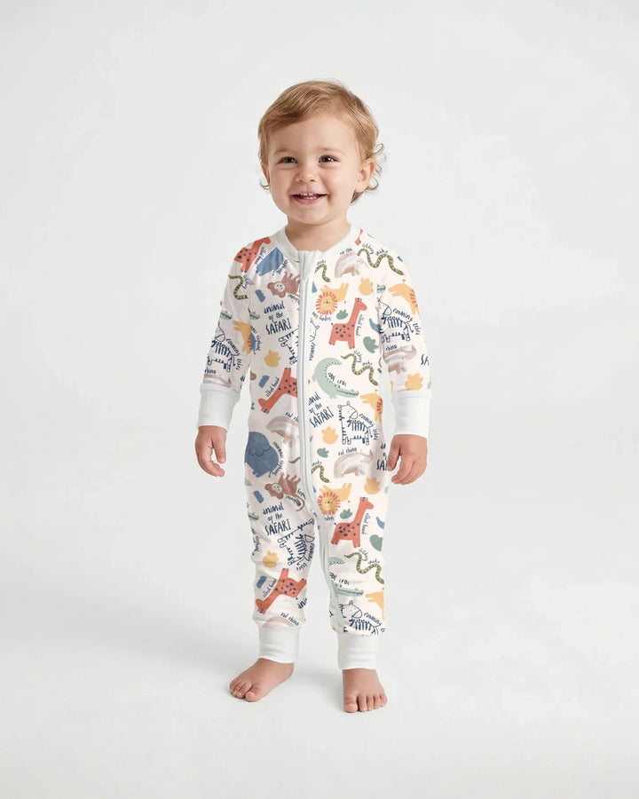 Funny African Animals Bamboo Convertible Zippy