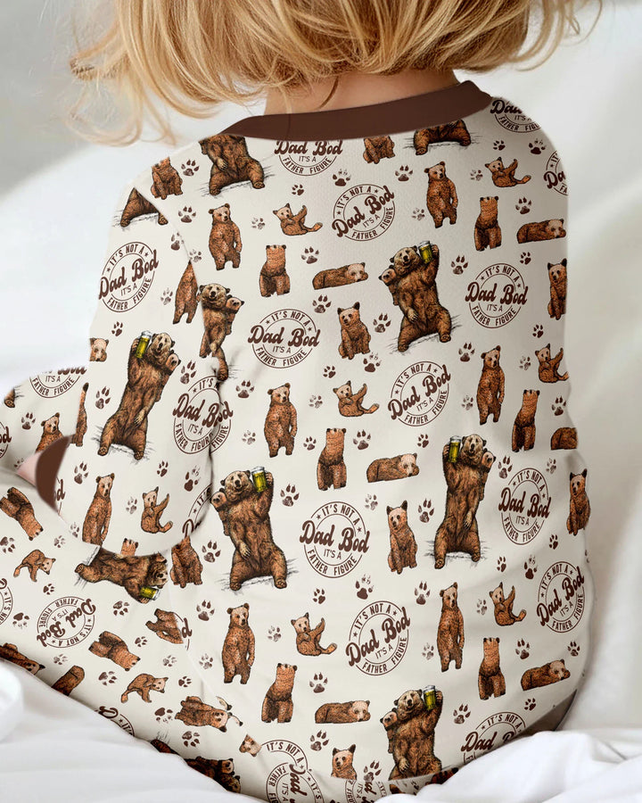 Daddy Bear It's Not A Dad Bod Bamboo Two Piece Long Sleeve Pajama Set
