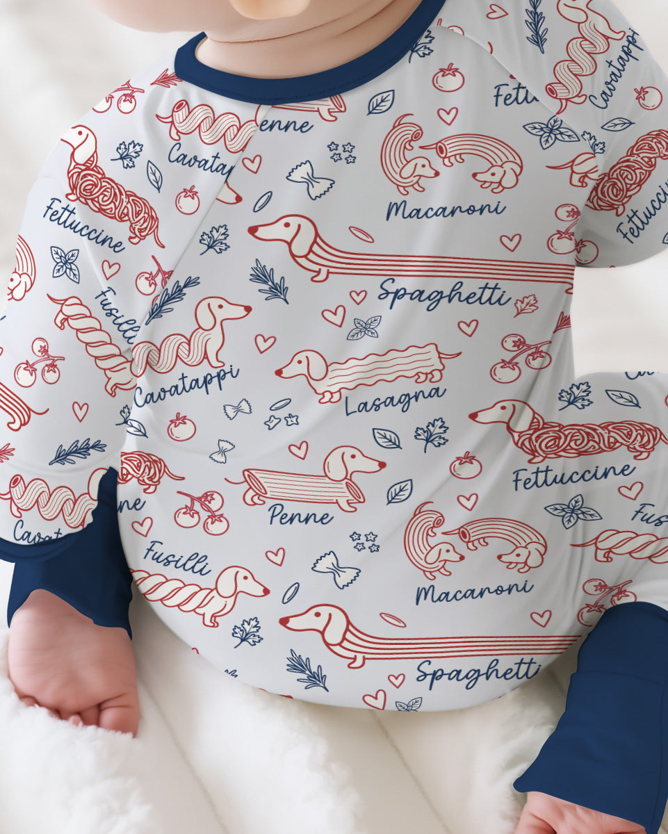 Funny Dachshund Pasta Pups Bamboo Convertible Zippy