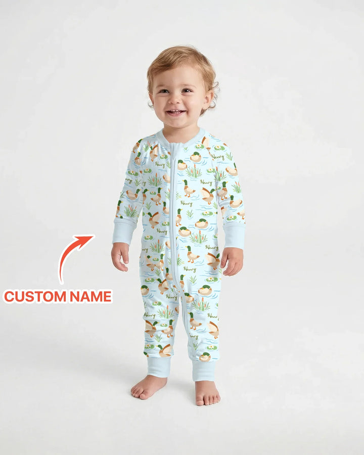 Personalized Mallard Duck Bamboo Convertible Zippy