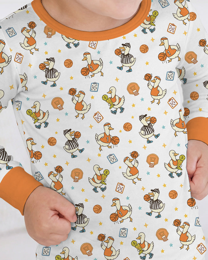 Template Bamboo Two Piece Long Sleeve Pyjamas Set