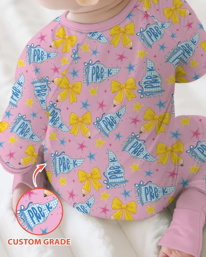 Pencil Bow Back To School Bamboo Convertible Zippy