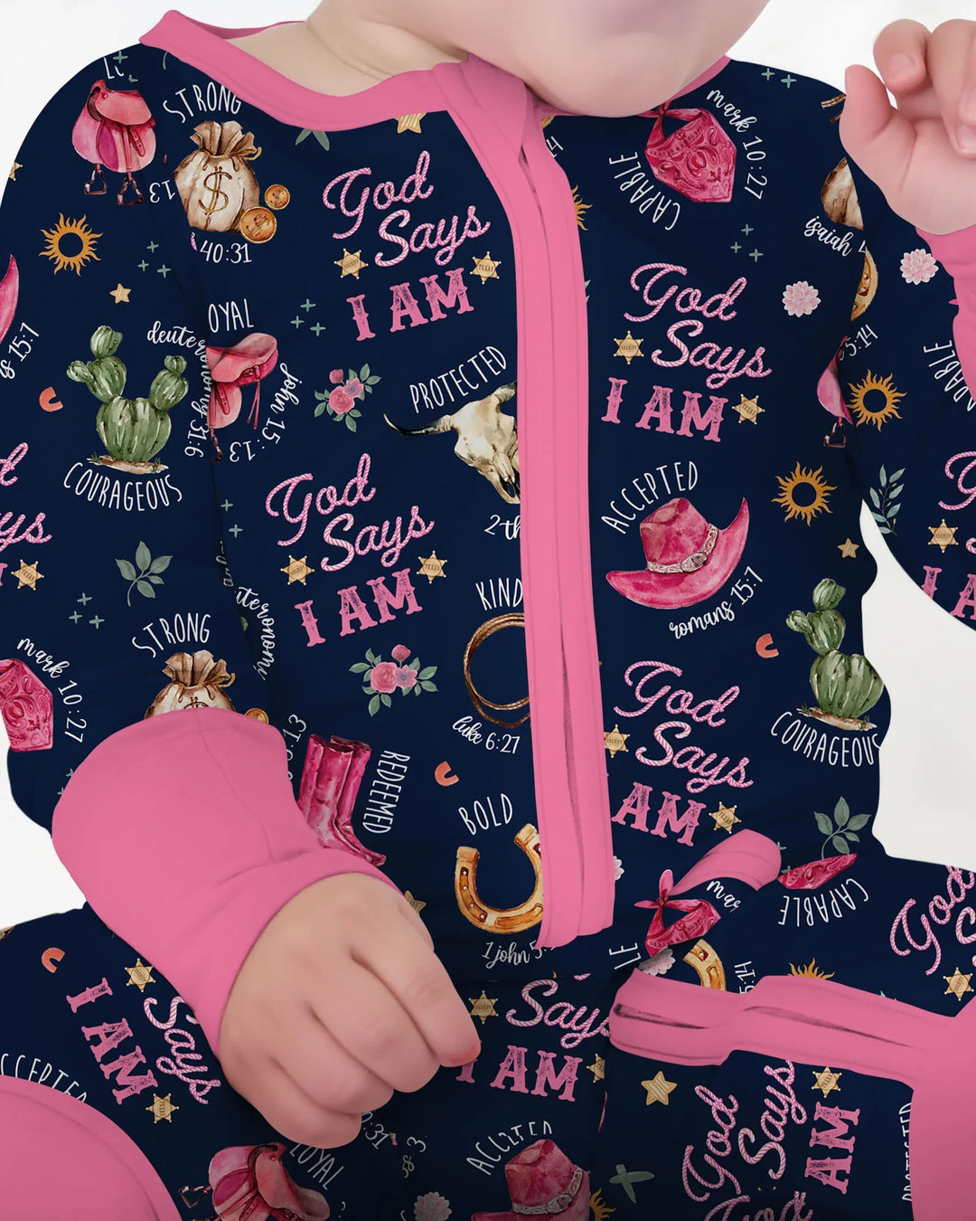 God Says I Am Western Faith Bamboo Convertible Zippy