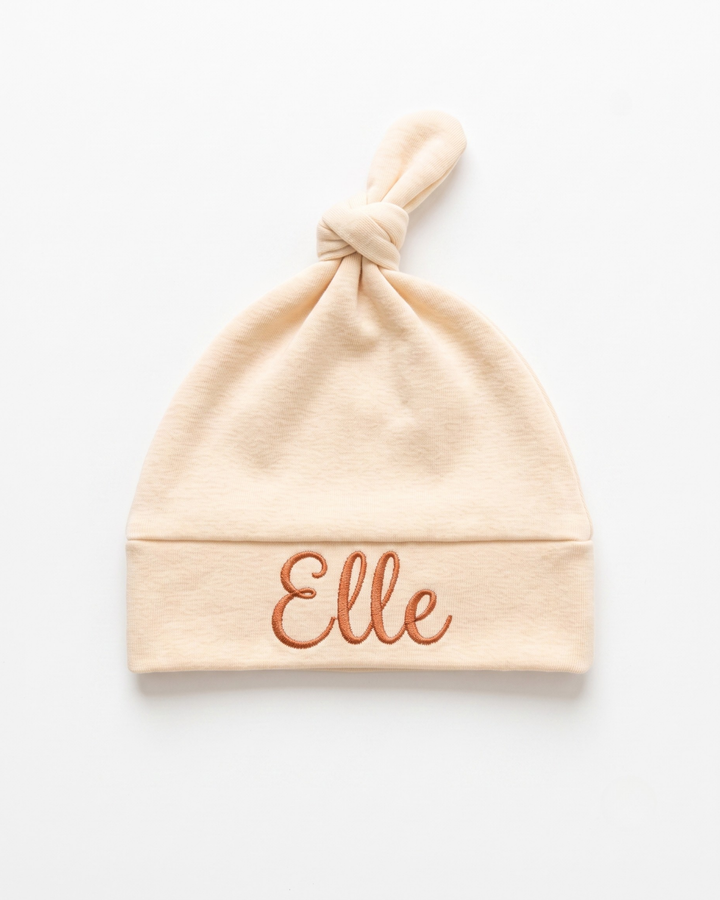 Personalized Daisy Pumpkin Appliqué Embroidered Bamboo Hat