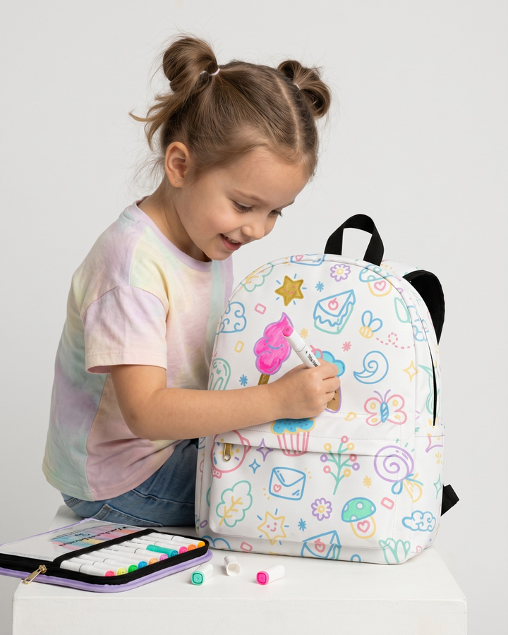 Little Sugar Garden Colorable Backpack
