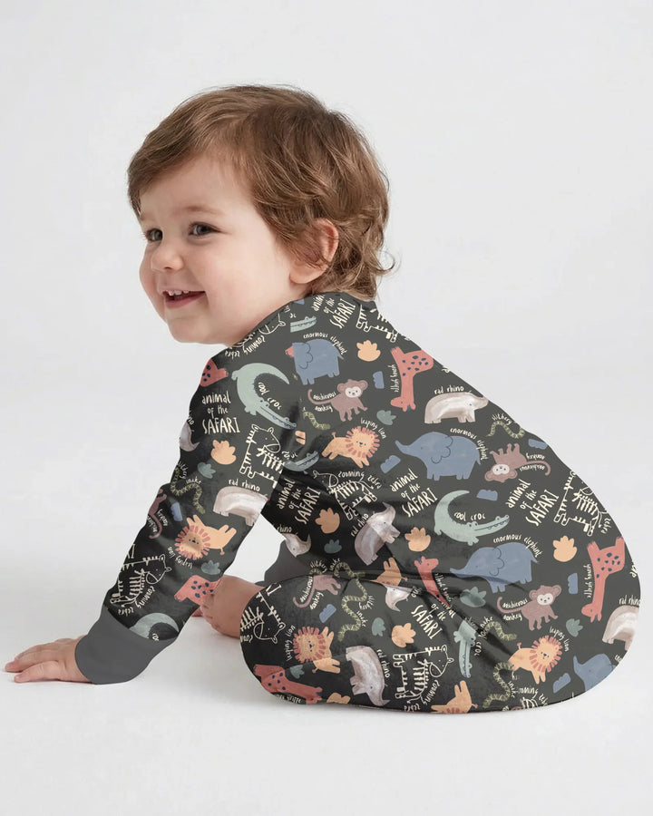Funny African Animals Bamboo Convertible Zippy