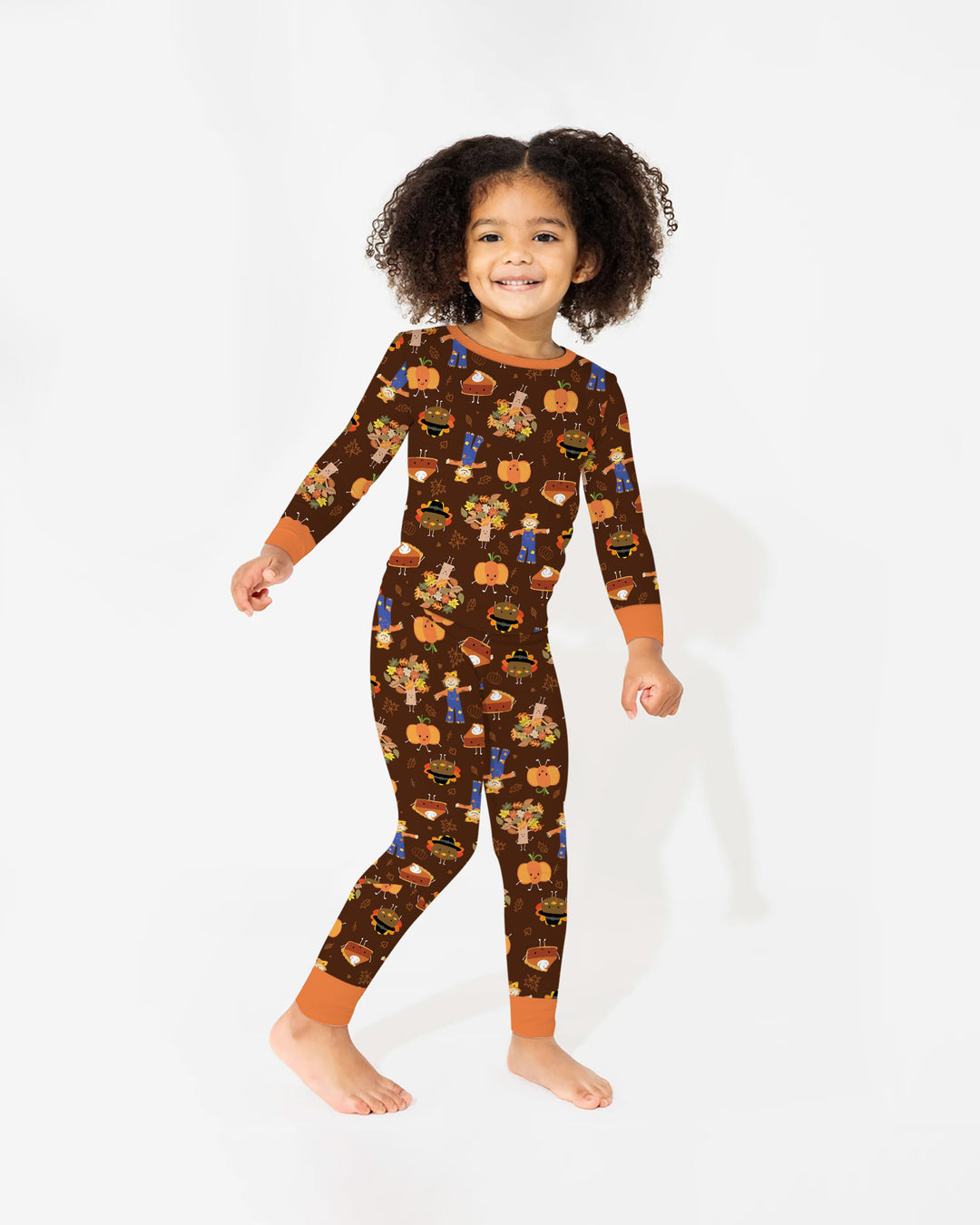 Template Bamboo Two Piece Long Sleeve Pyjamas Set