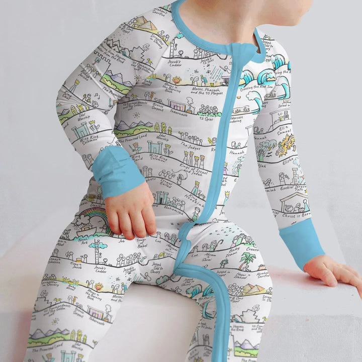 Bible Story Journey Family Matching Bamboo Convertible Zippy