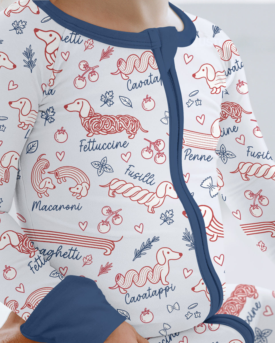 Funny Dachshund Pasta Pups Bamboo Convertible Zippy