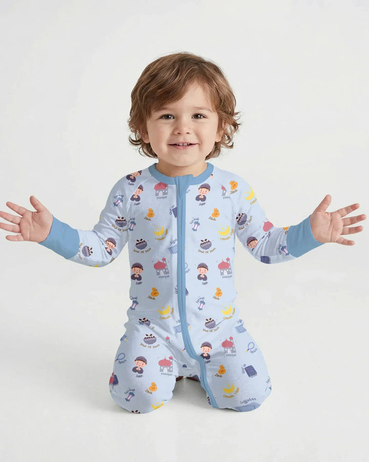 Cute Ramadhan Mubarak Bamboo Convertible Zippy