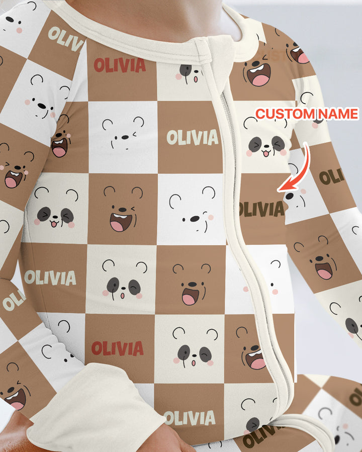 I Am Baby Bears Bamboo Convertible Zippy