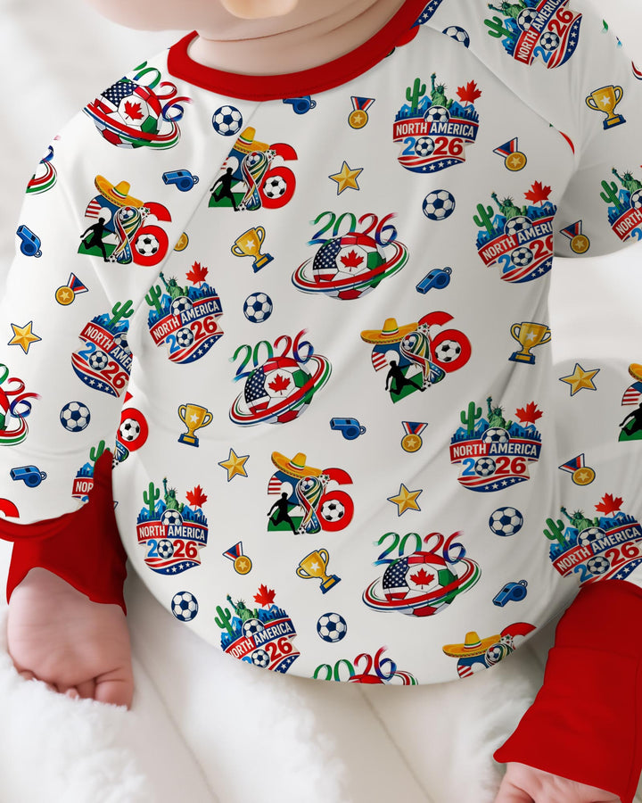 World Soccer North America 2026 Family Matching Bamboo Convertible Zippy