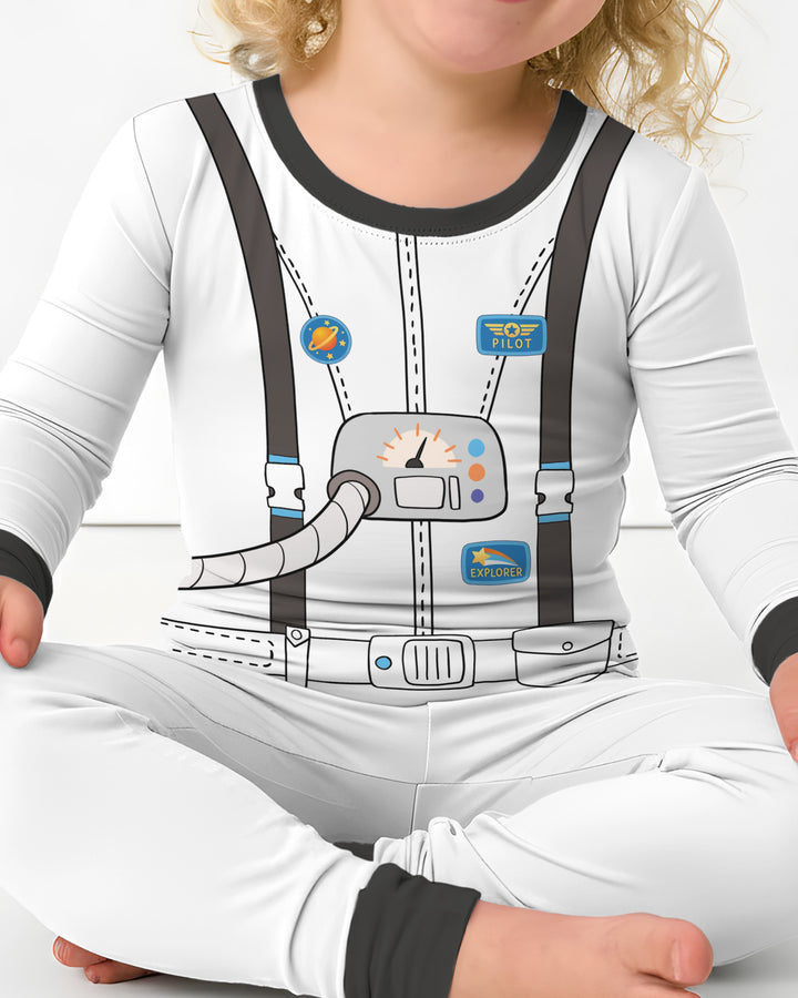 Template Bamboo Two Piece Long Sleeve Pyjamas Set