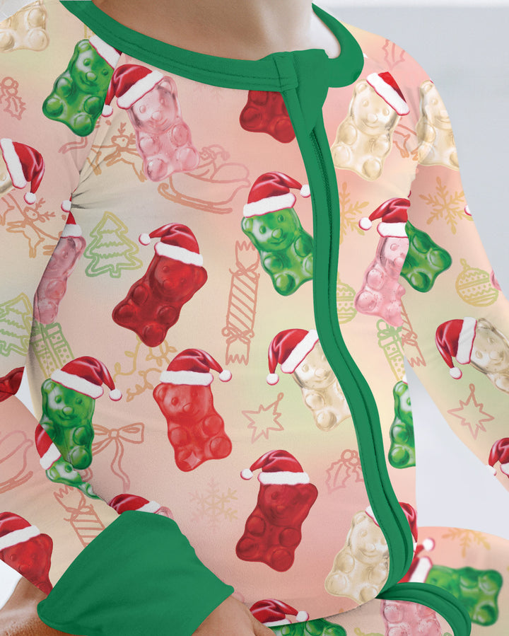 Gummy Bear Santa Christmas Bamboo Convertible Zippy