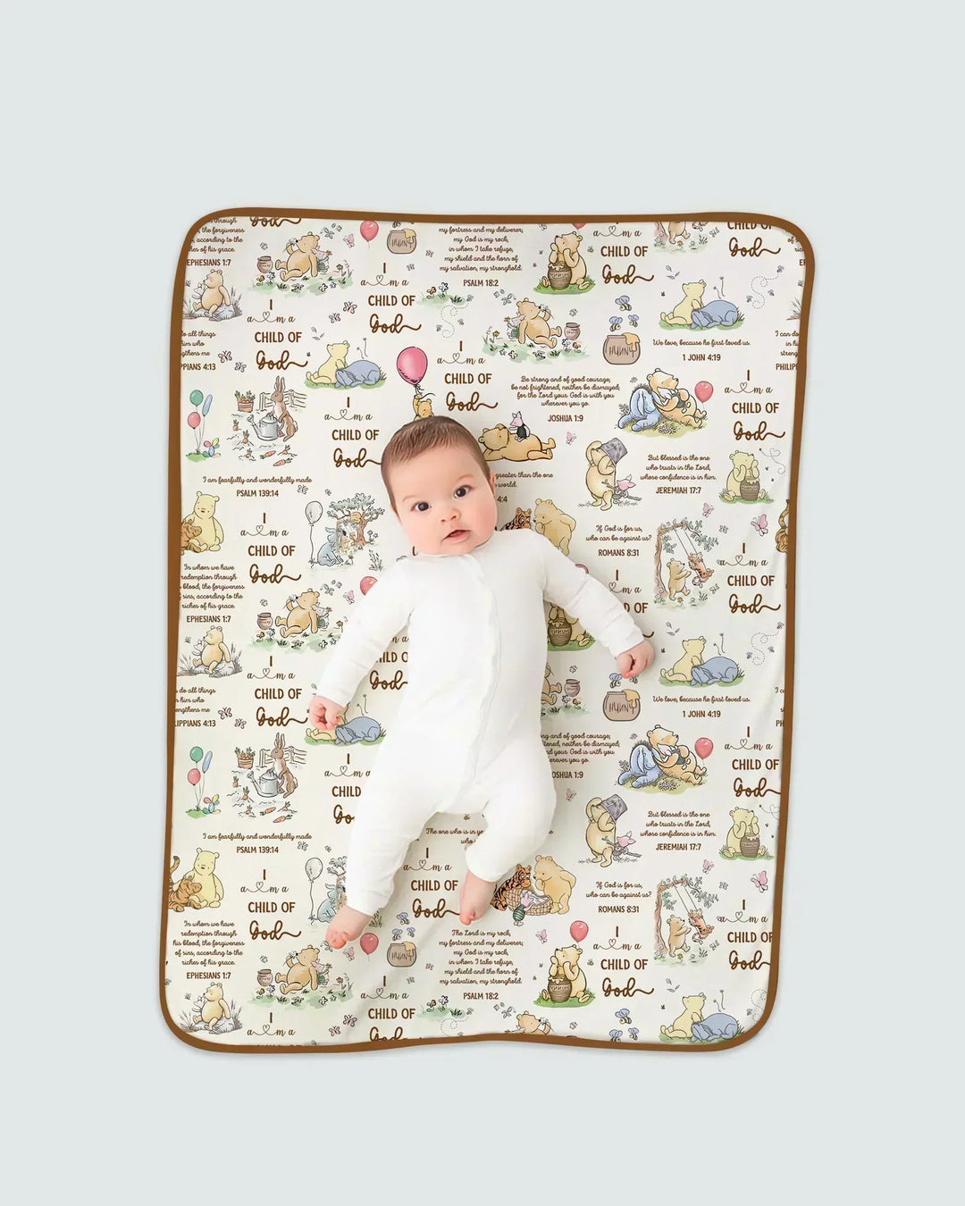 Child of God Whimsy Woodland Bamboo Blanket